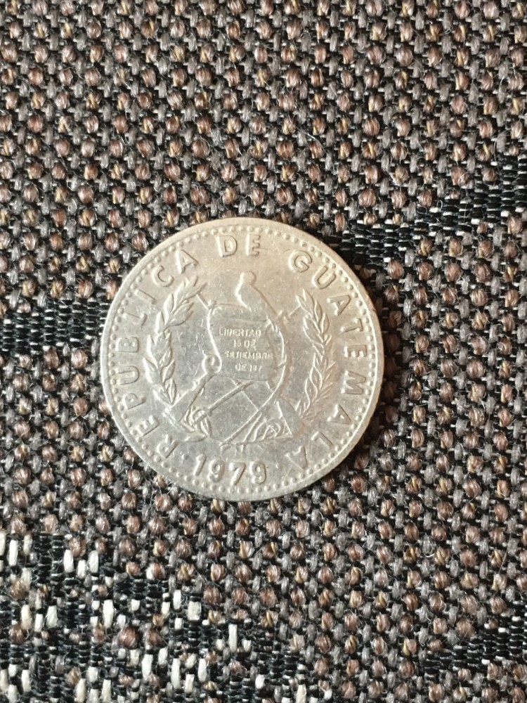 1979 Guatemala 10 Centavos Coin