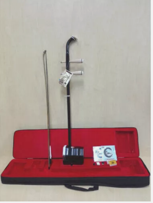 Erhu, Chinese 2-stringed Fiddle, Solid Timber Body,Neck+ Foam Case, Extra String