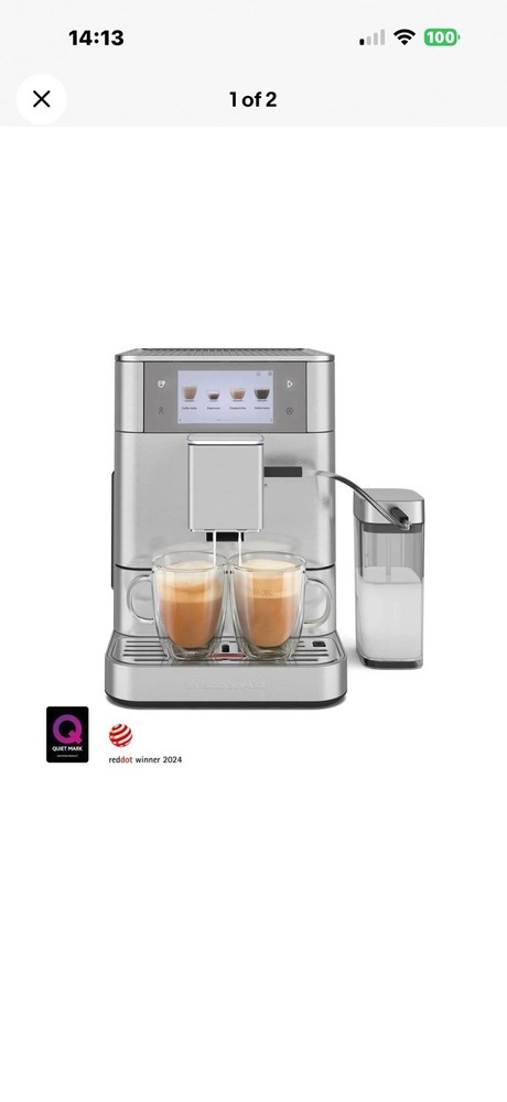 KitchenAid Fully Automatic Espresso Machine KF8 | Silver (BRAND NEW!)