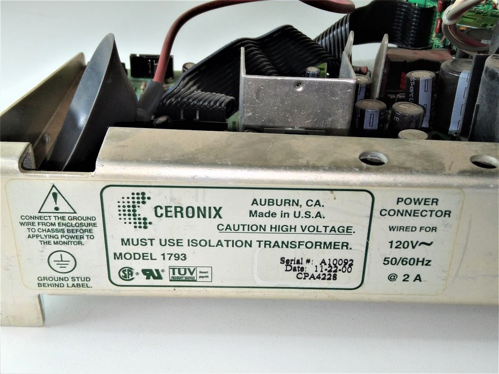 Ceronix 1793 Chassis Board Complete with Neck Board...Untested!