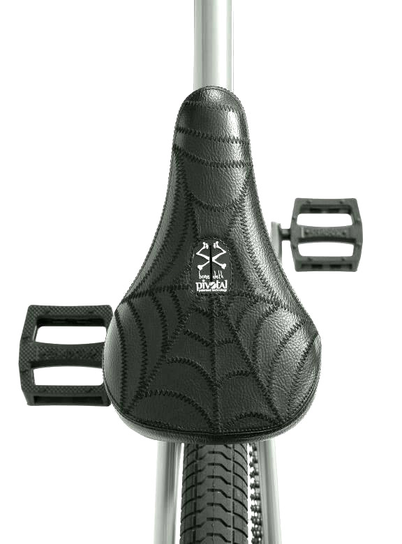 BONE DETH SPIDER MID PIVOTAL BMX BIKE SEAT SHADOW SUBROSA BLACK NEW