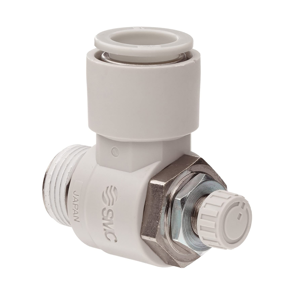 SMC AS2201F-01-08S Luftstromregelventil mit Steckanschluss Neu