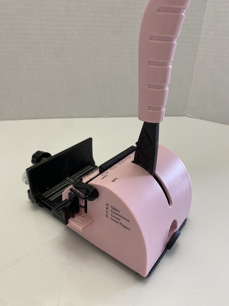 Zutter Bind-It-All V2.0 Pink Scrapbooking Binder Punch Bind Machine