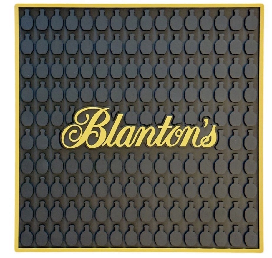 Blanton's Bourbon Bar Mat Hard to Find GOLD Whiskey Alcohol Gift Unique Rare