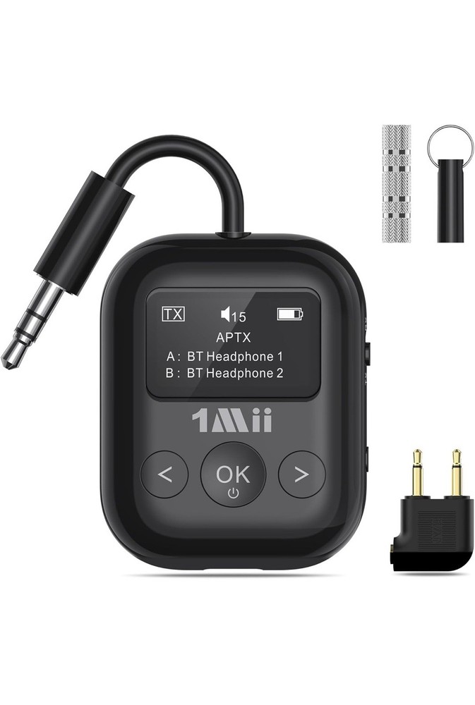Airplane Bluetooth 5.3 Transmitter for All Headphones - Bluetooth Adapter for...