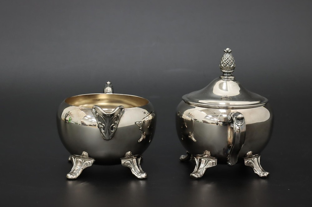 Victorian Vintage 3 Pc Silverplate Tea or Coffee Set, IS Co. #54945