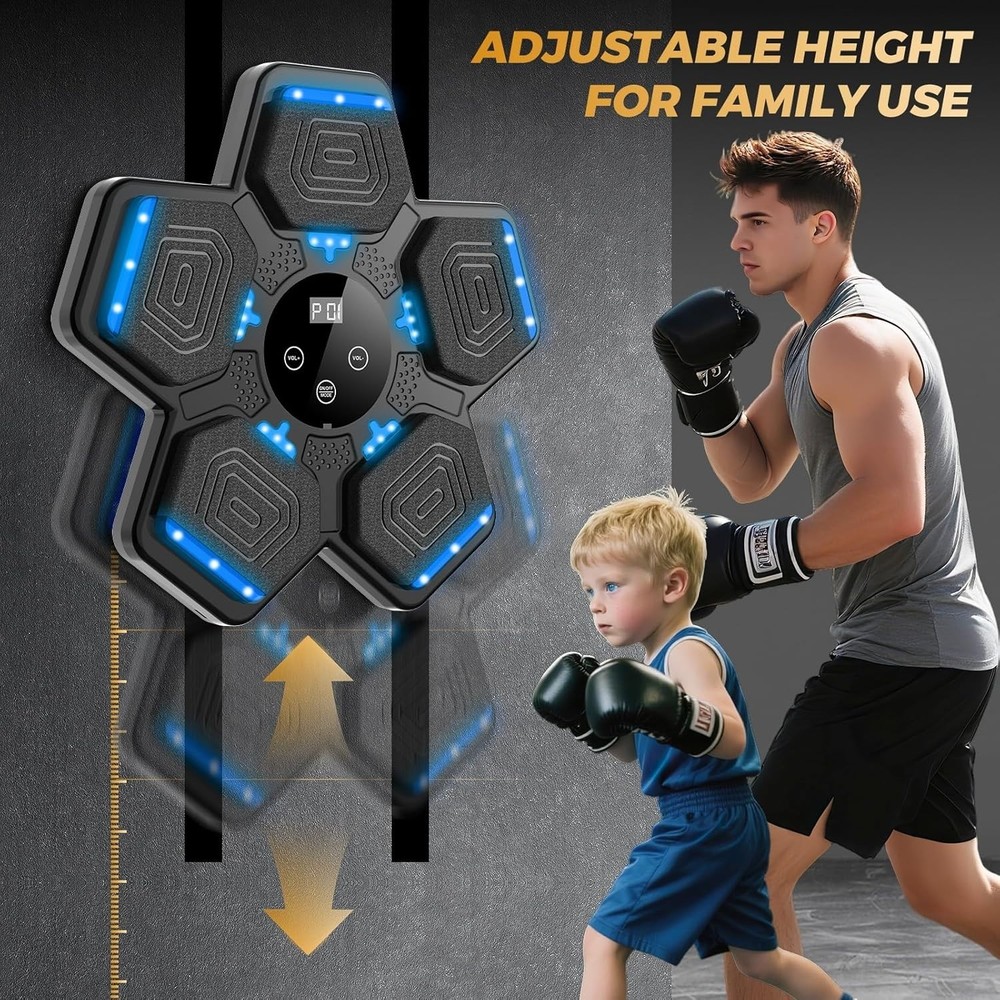 Compact Multi-Function Boxing Machine for All Skill Levels - Music Enabled