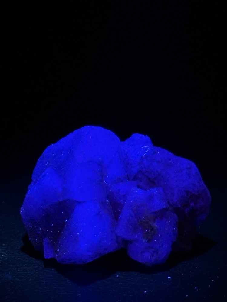 Purple Fluorite-Huge glow-Uncleaned