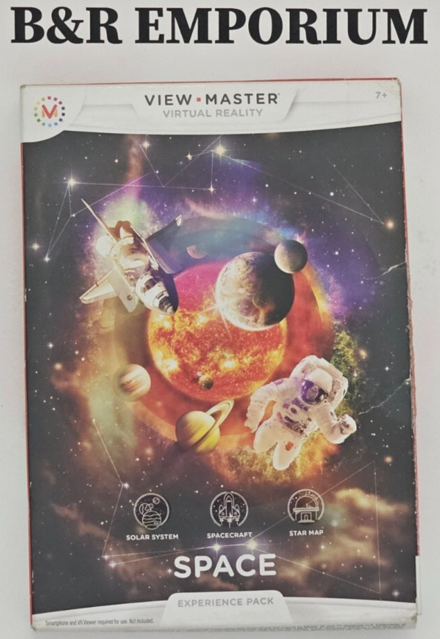 Set of 2 View Master Virtual Reality Experience Pack: Destinations, Space