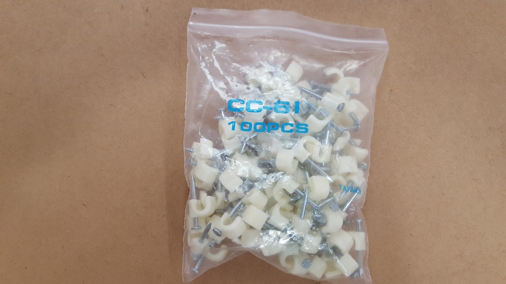 100PCS CC-61 PICO MACOM CABLE CLIP