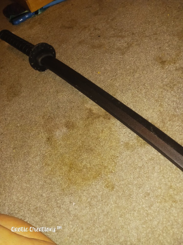 Black Martial Arts Practice Sword