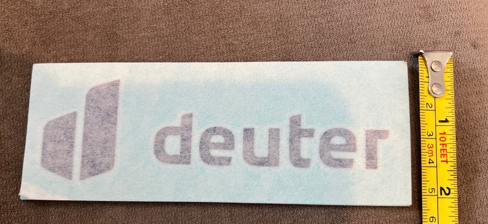 DEUTER Backpacks STICKER Decal NEW