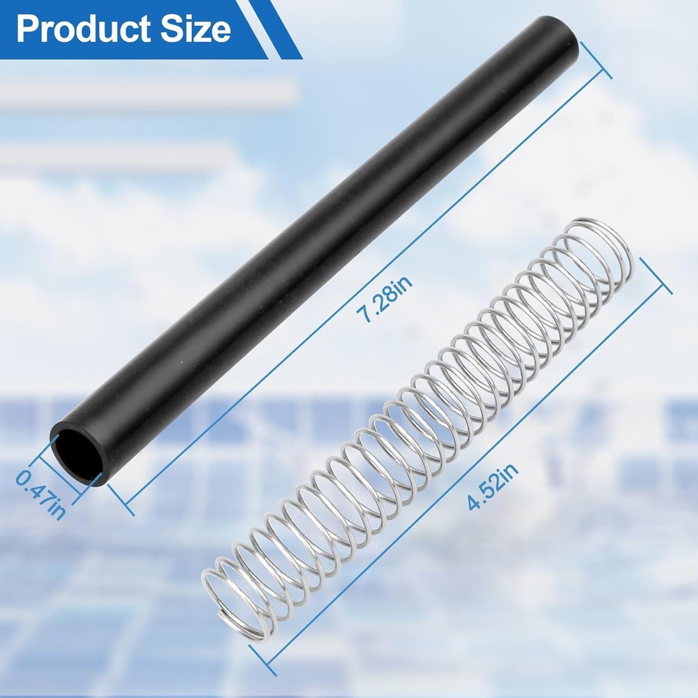 Pool Chlorinator PVC Flexible Tubes with Support Spring Kit
