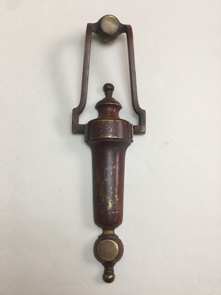 Old brass door knocker
