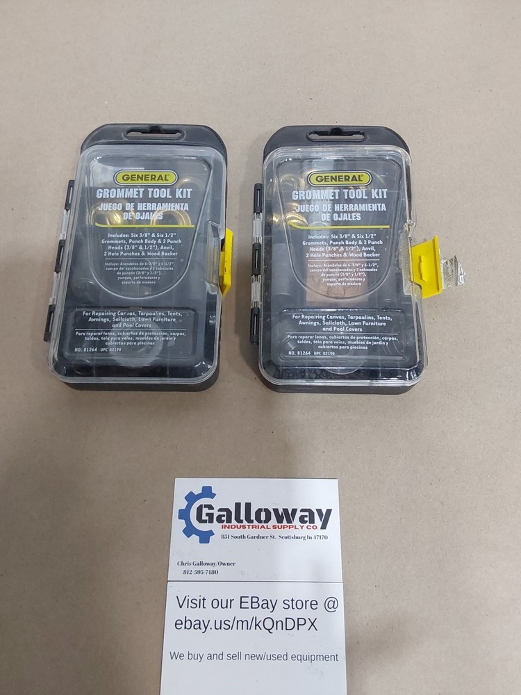 General Multi Grommet Tool Kit 81264 Used