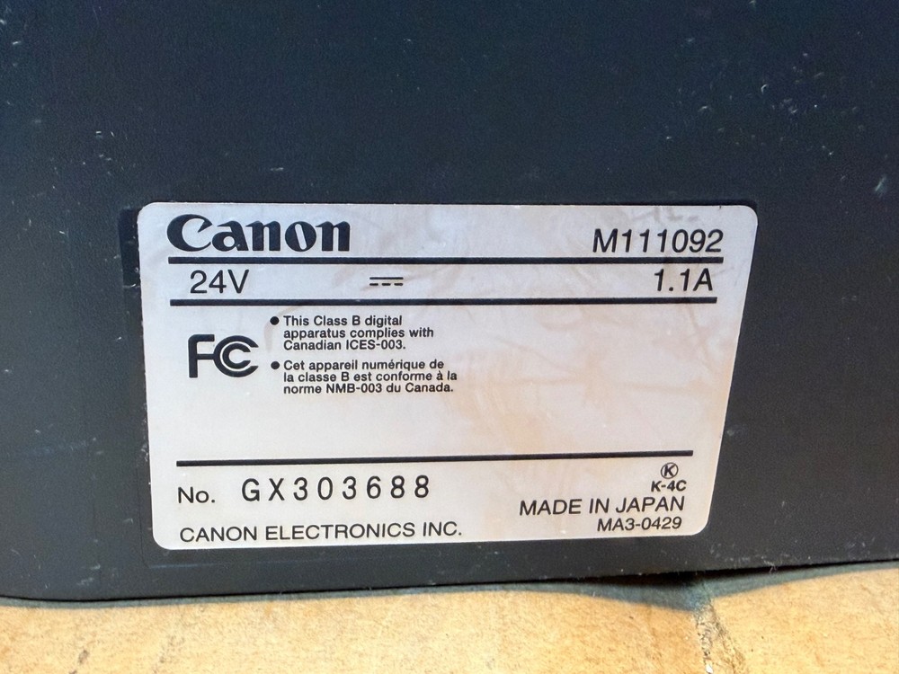 Canon ImageFORMULA DR-M160II Office Document Duplex Scanner
