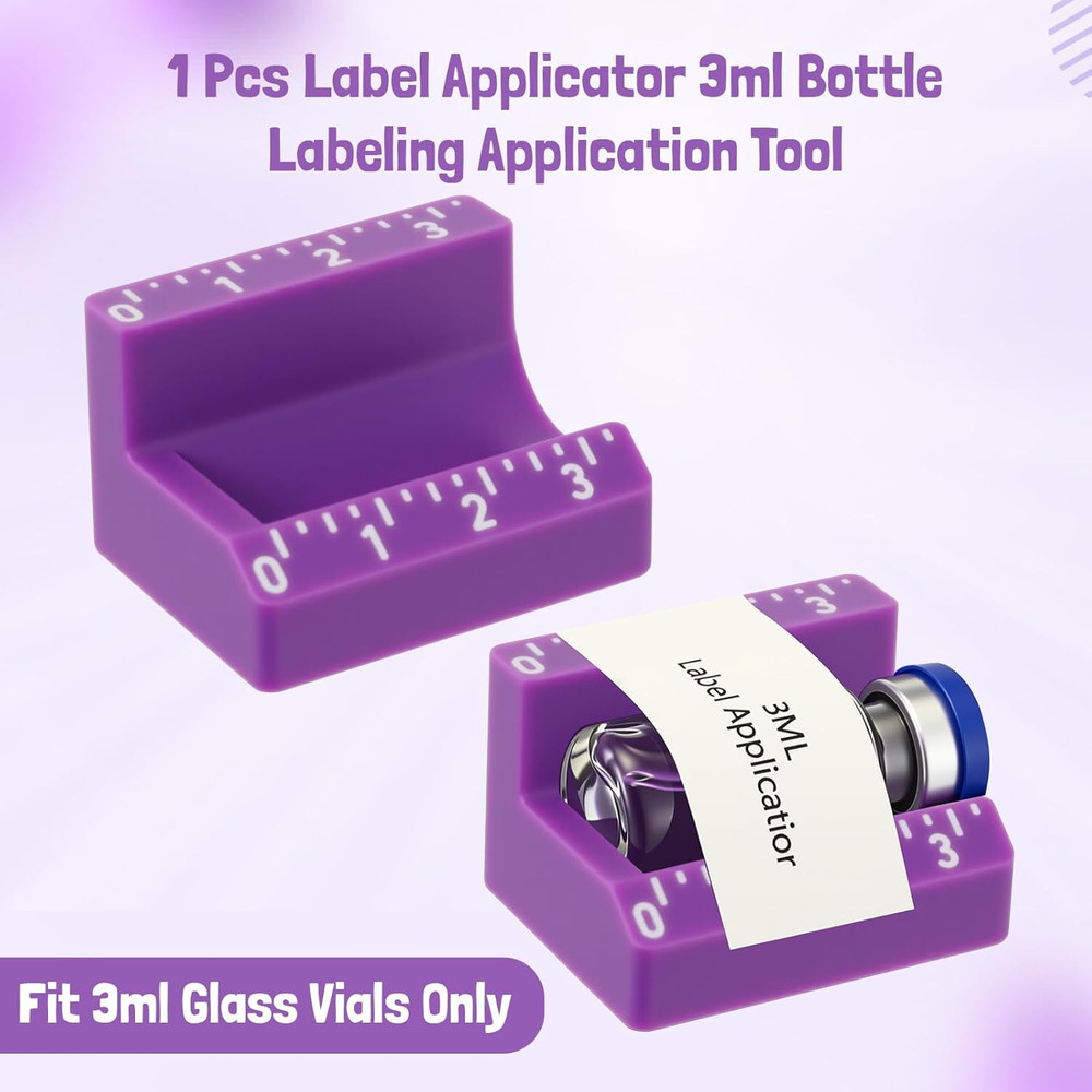 Vial Label Applicator 3Ml Bottle Labeling Application Tool for Small Jars Essent