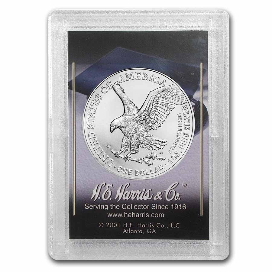 2024 1 oz Silver Eagle - w/Harris Holder, Graduation Design