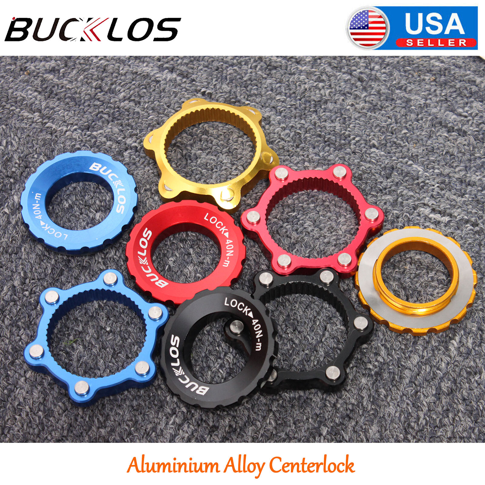 Disc Brake Centerlock Adapter for Shimano Sram Bike Rotor Centerlock to 6 Bolts