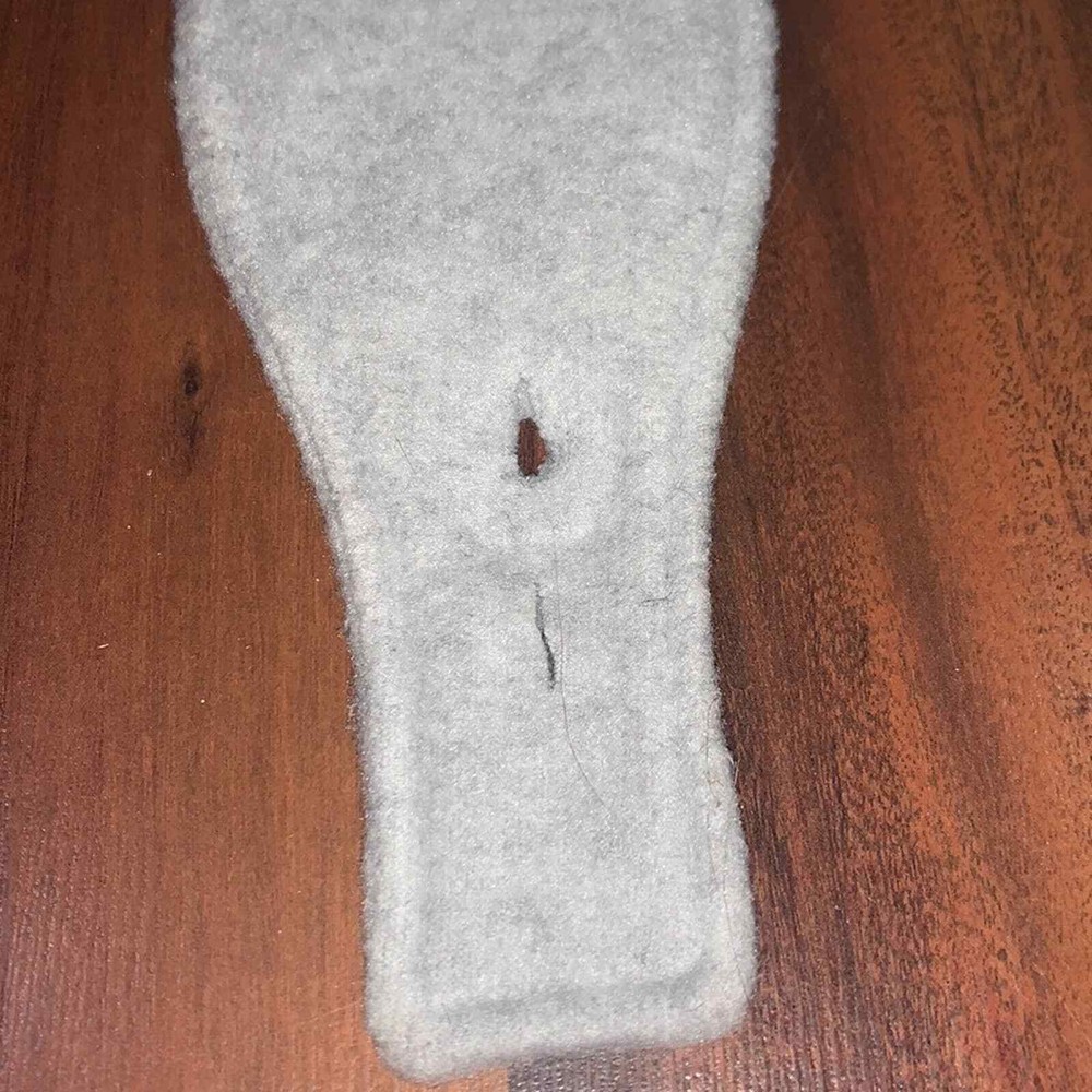 Gray Floral Ear Warmer