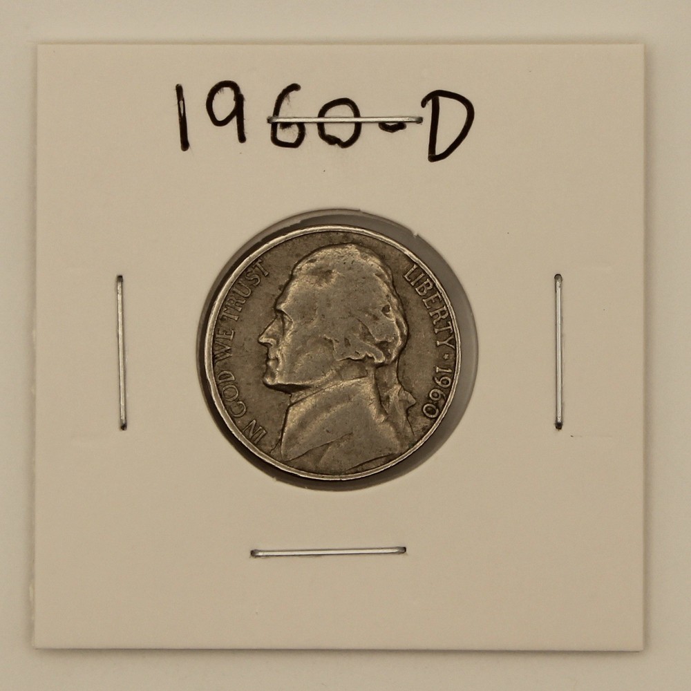 1960-D Jefferson Nickel