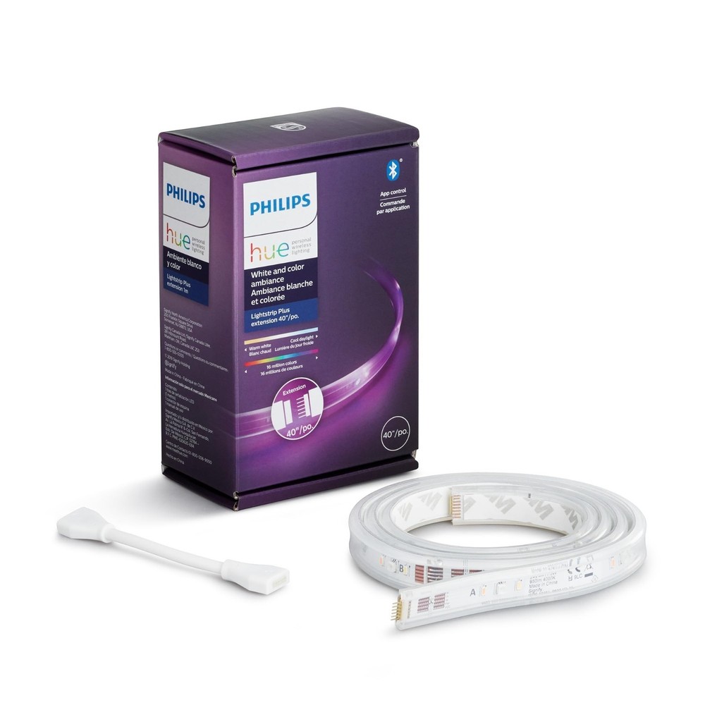 Smart LED Lightstrip Extension 1m/3ft - Bluetooth, Voice Control, White Lighting