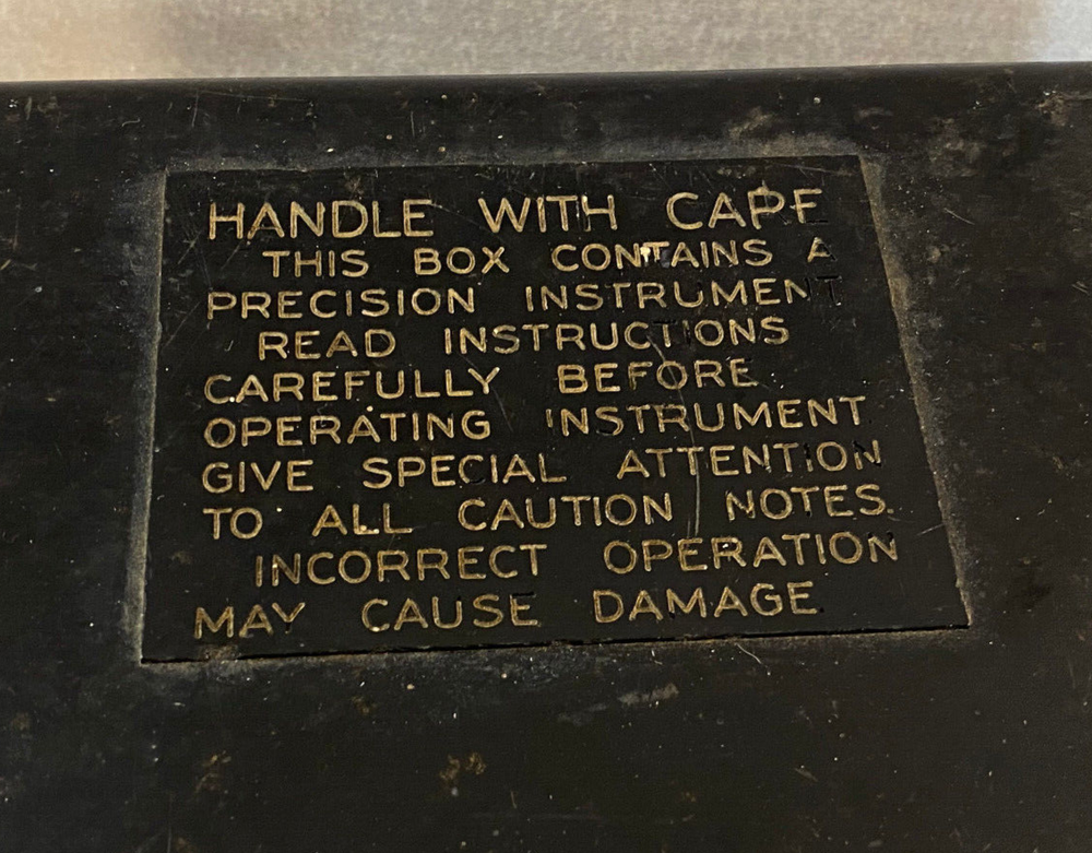 Bendix Aircraft Sextant Mark V U.S. Navy 3014-2-A Serial #2028 + Case UNTESTED