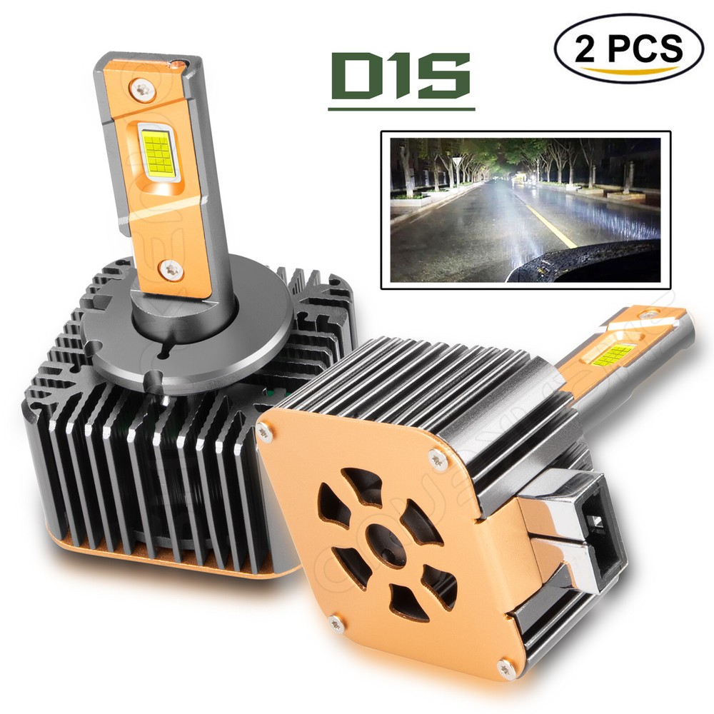 D1S D2S D3S D4S D5S LED Headlight Light Bulb Lamp Conversion Kit 6000K White 2PC