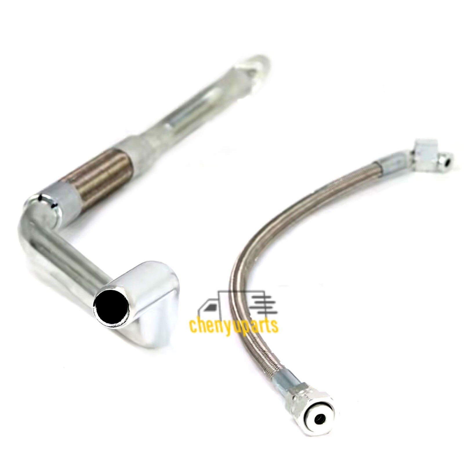 New Cummins ISX CM570 Turbocharger Feed And Drain Line Oil Pipe Kit w/Connector