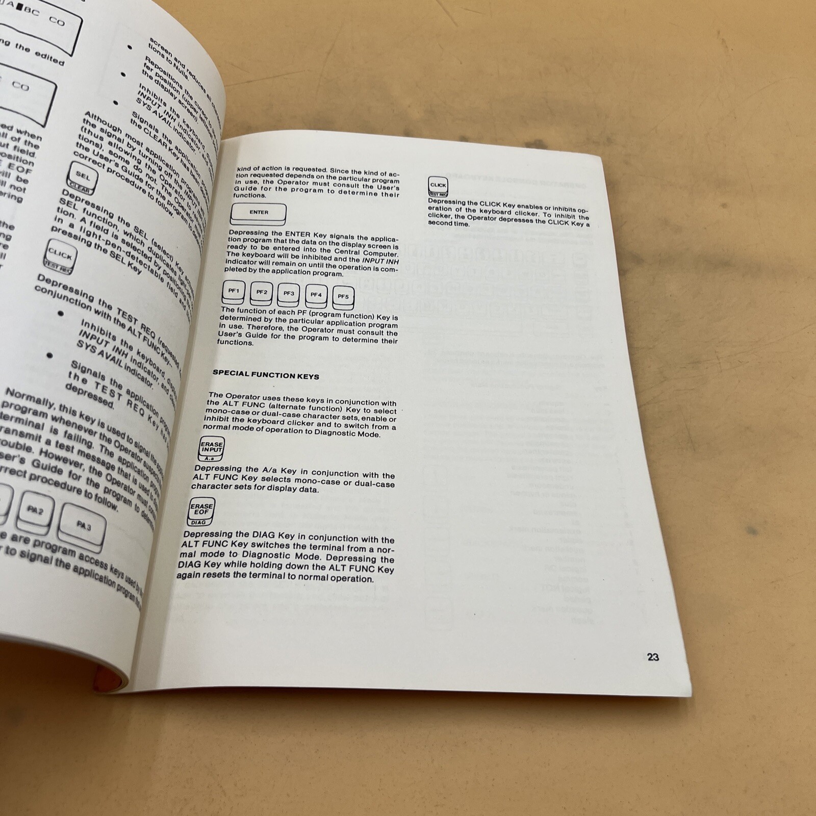 Telex Terminal Communications TC 277C Keyboard Display Terminal Operators Manual