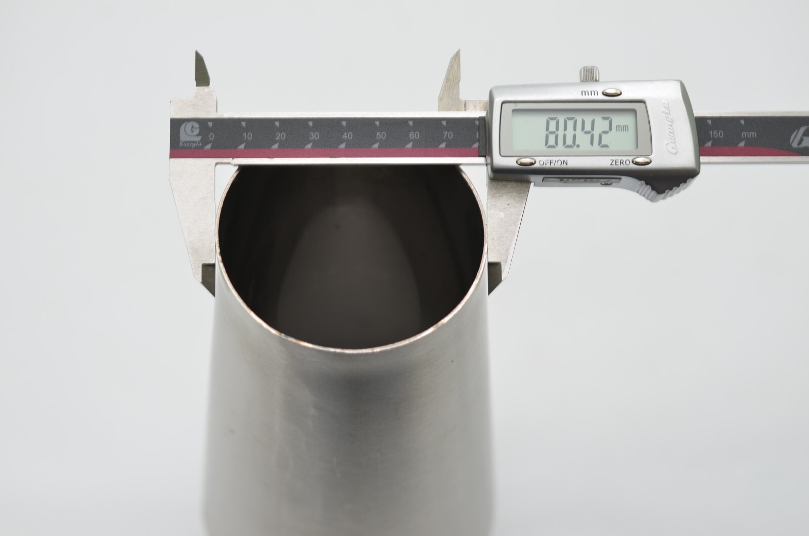 1320 Performance 3 inch megaphone Stainless Reverse Cone collector & o2 bung V1