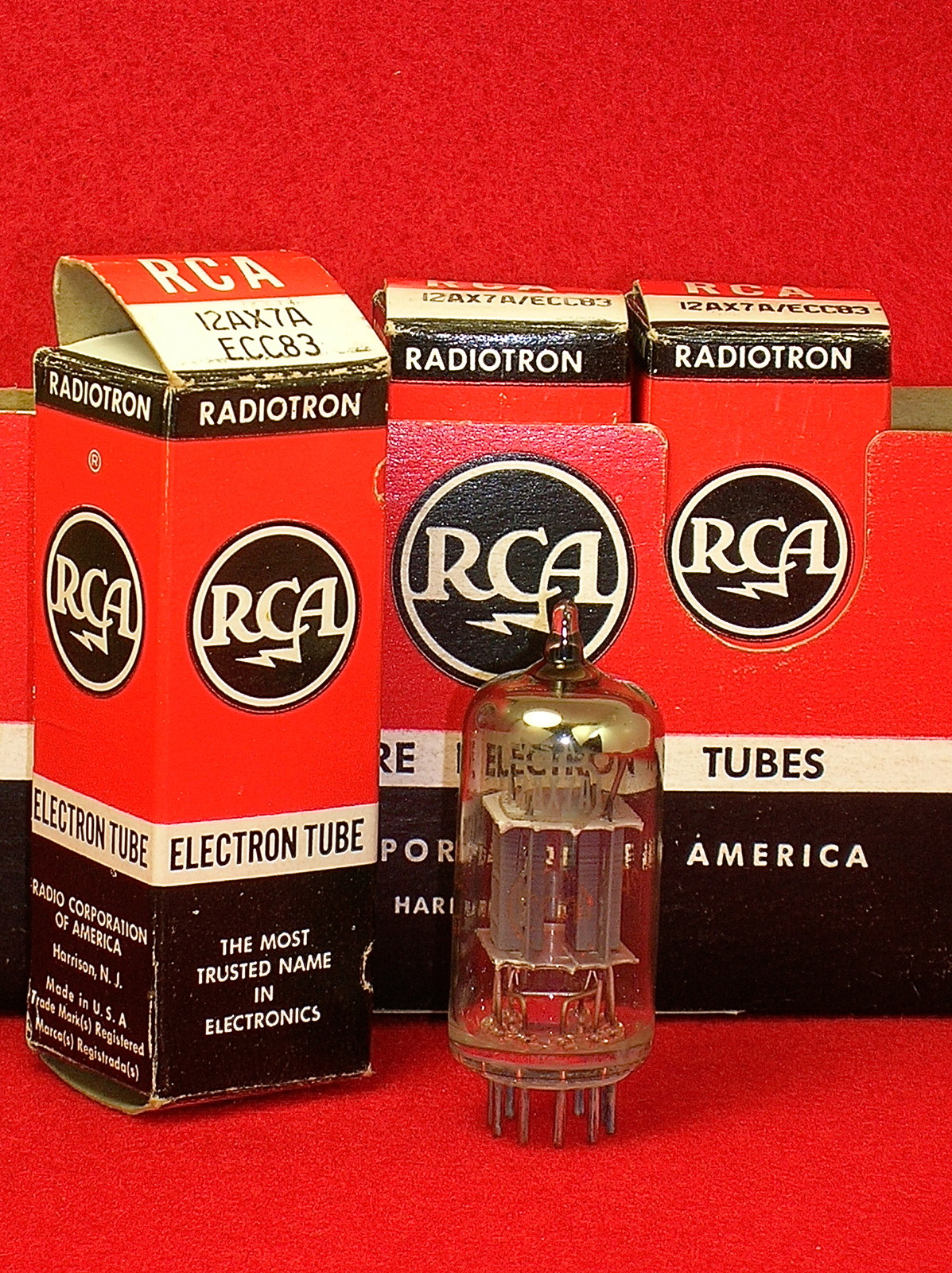NOS RCA 12AX7A ECC83 12AX7 USA TUBE CREAM OF THE CROP HIGHEST EMISSIONS!