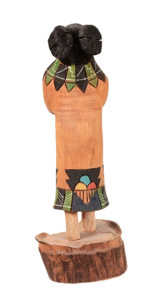 Hopi Kachina Maiden Doll By Wally Navasie Late 20th Century