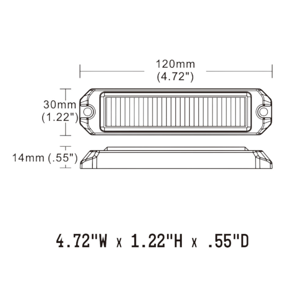 BUILTBRIGHT BB6110C Slim Series LIGHTS UTILITY