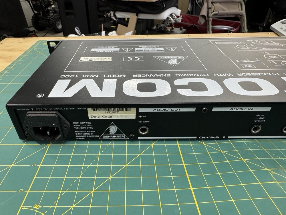 Behringer Autocom MDX1200 Interactive Dynamics Processor Dynamic Enhancer