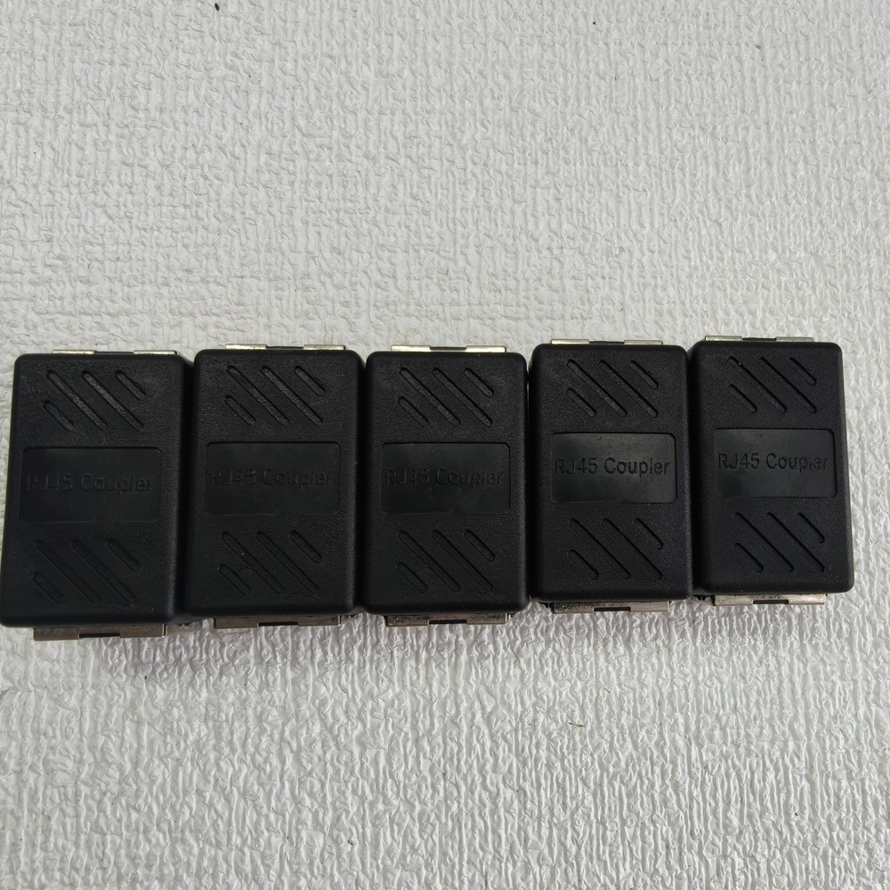 5pcs RJ45 Inline Coupler Cat7/Cat6 Ethernet Network Cable Extender Connector