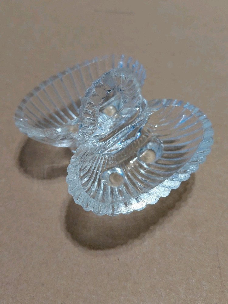 Vintage Double Salt Cellar With Handle