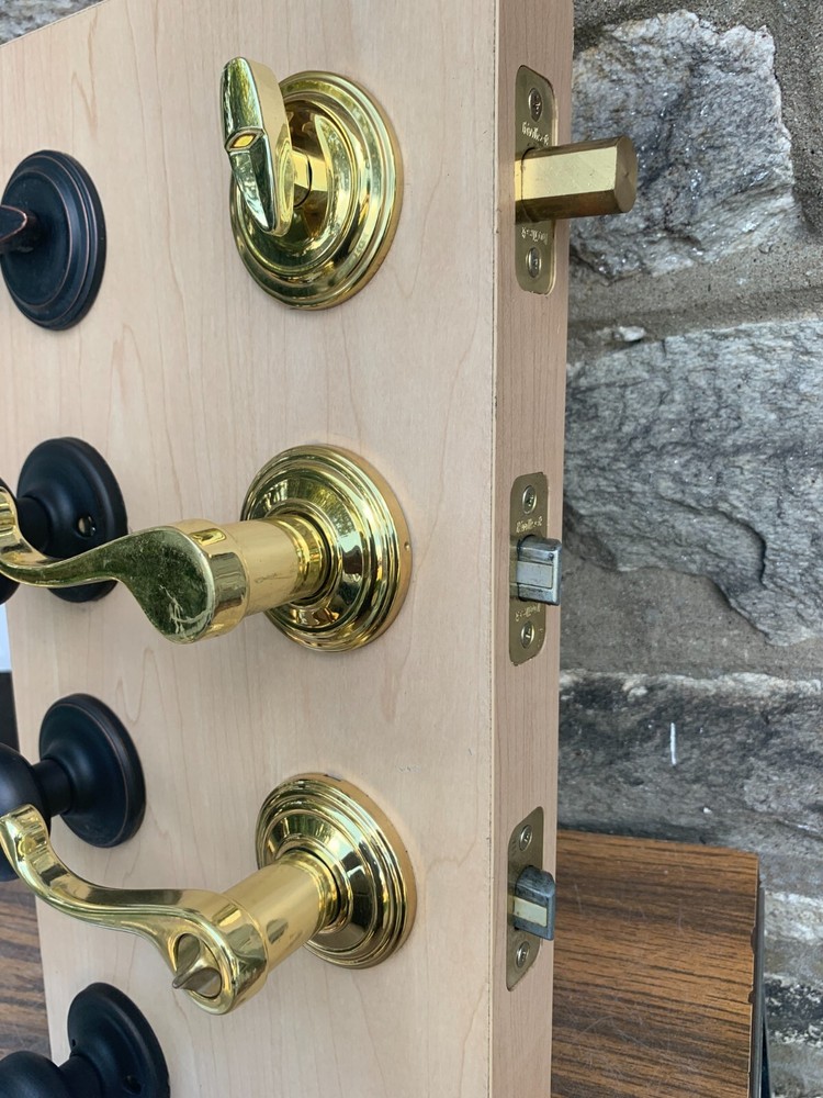 Kwik Set 3 Pack Main Front Entry Locking Keyed Dead Bolt Privacy & Hall & Closet