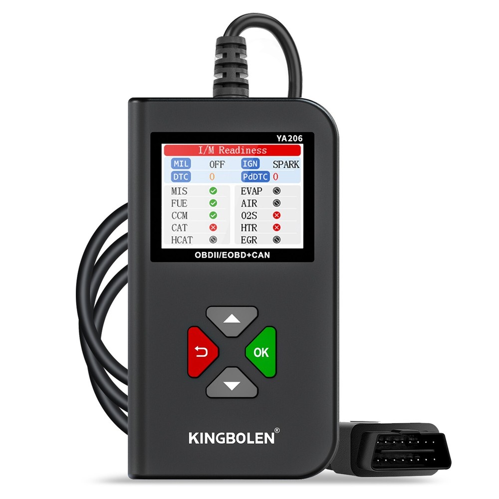 YA206 Auto OBD Code Reader OBD2 Scanner Car Check Engine Fault Diagnostic Tool