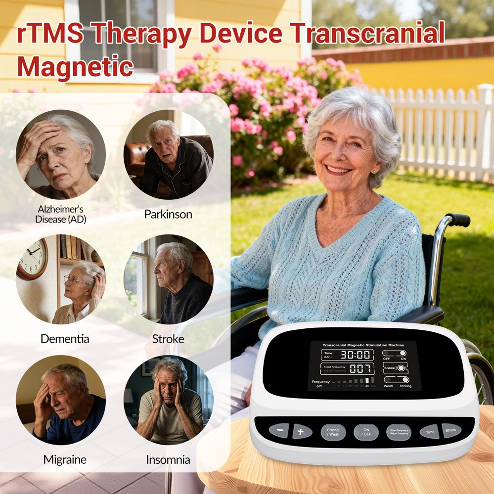 rTMS Brain Therapy Machine Magnetic Stimulation Wellness Device for Stroke