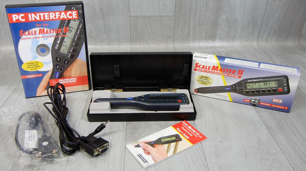 Scale Master II Digital Plan Measuring System w/PC interface, CD, Cables 6325