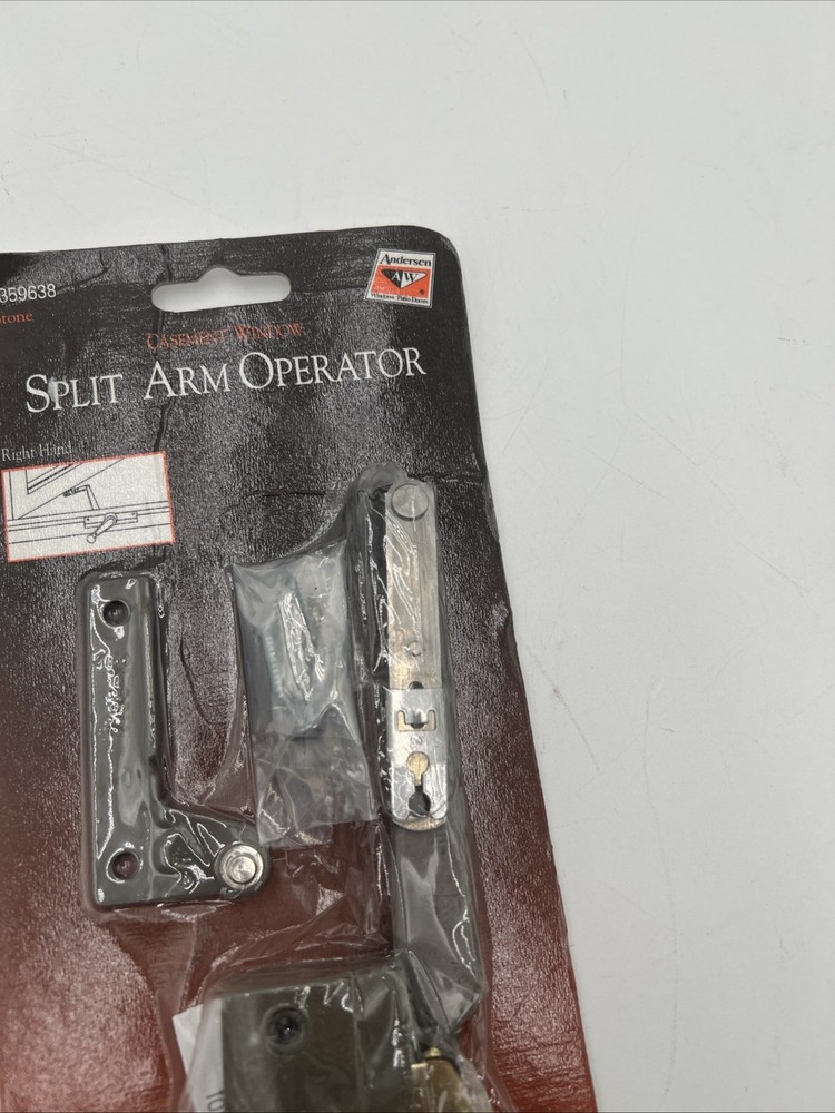 Andersen RH Split Arm Casement Window Operator 1983-1995 Stone 1359638