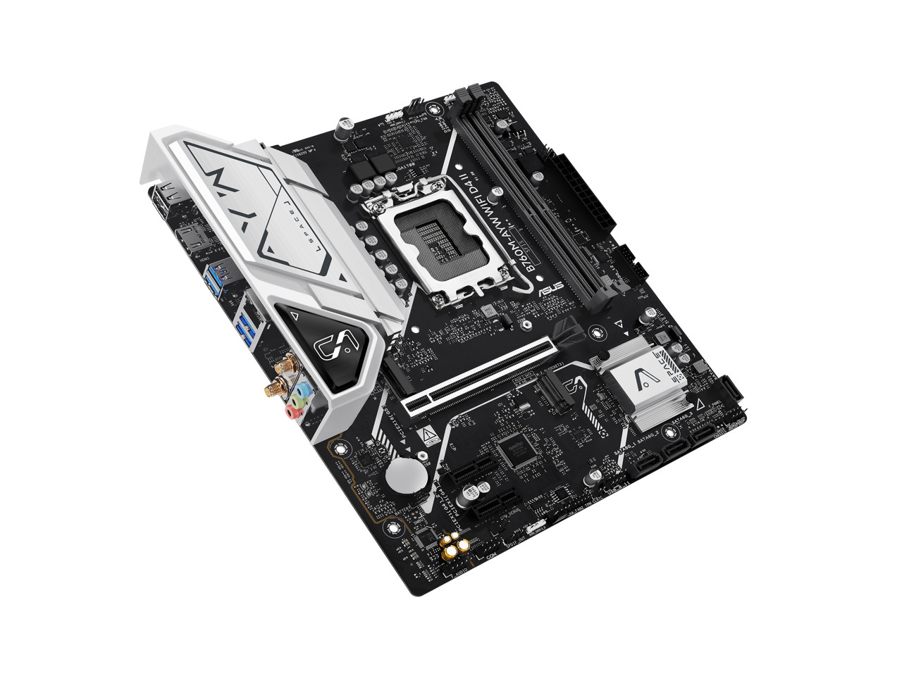 ASUS B760M-AYW WIFI D4 II LGA 1700 Intel B760 Micro ATX Motherboard
