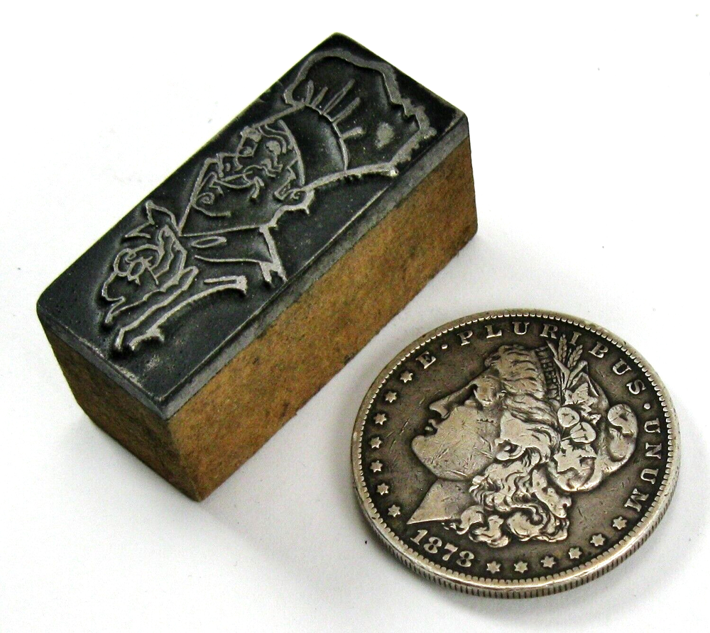 Letterpress Print Block - "Chef OK"