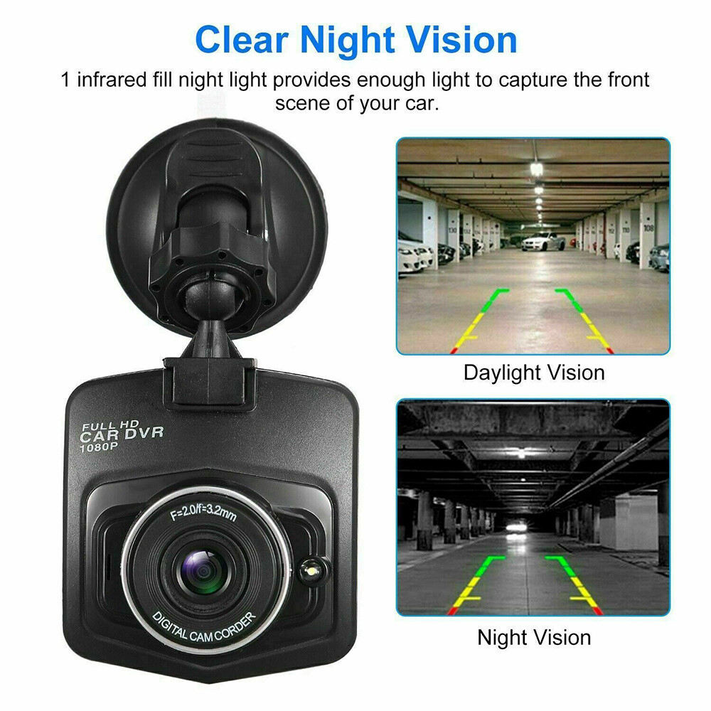 V300 Shield Dash Cam (Black) for Car Security