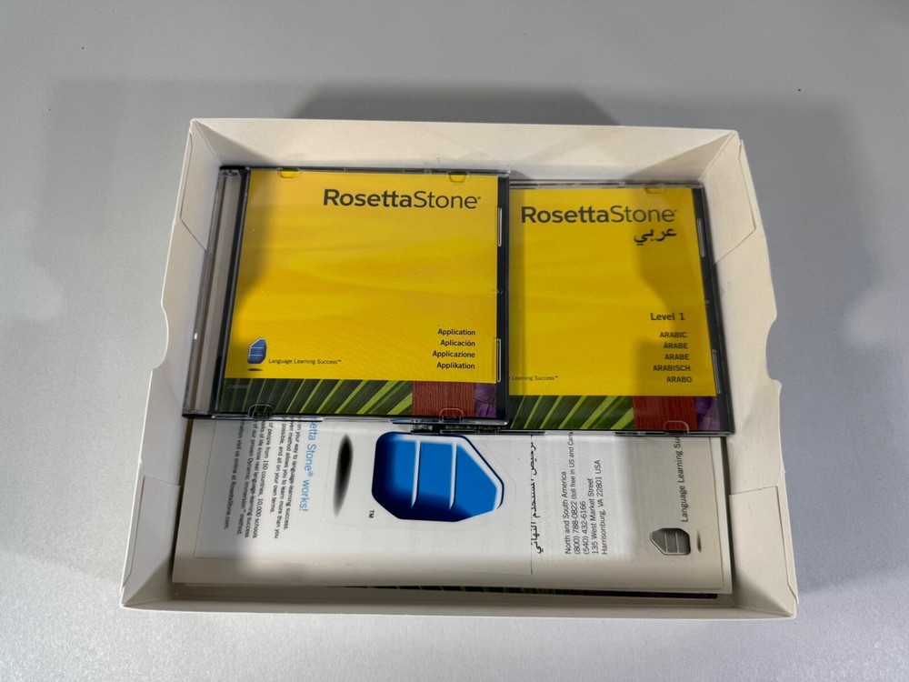 Rosetta Stone Arabic Version 3 Level 1 CD Rom for Windows and MAC