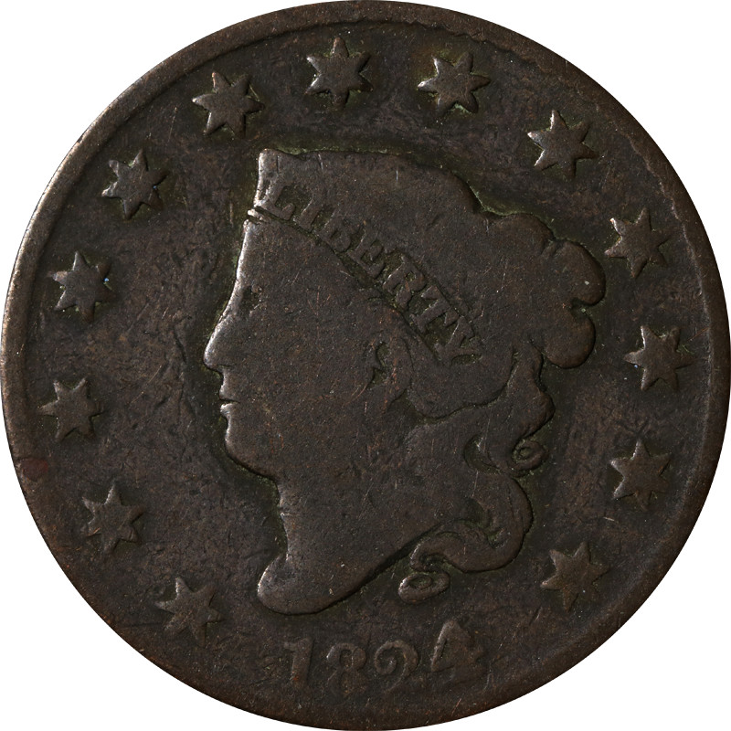1824/2 Large Cent
