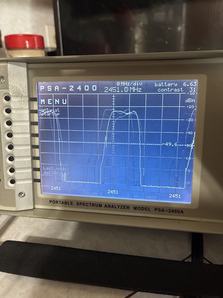 Avcom Portable Spectrum Analyzer Model PSA-2400A With Manual  PDF Read Below!