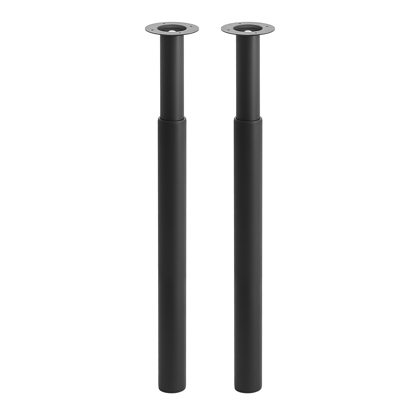 VEVOR Adjustable Steel Table Legs 28-43 in 1200 lbs Heavy Duty Set of 4 Black