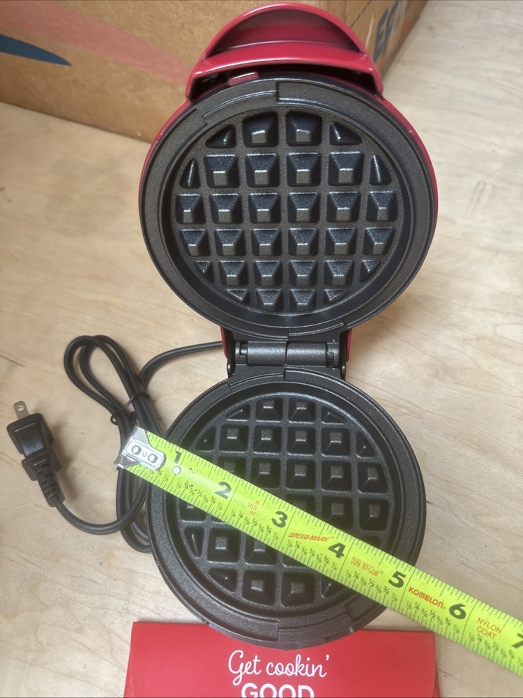 Waffle Maker Electric Round Griddle for Individual Waffles, Pancakes, Eggs